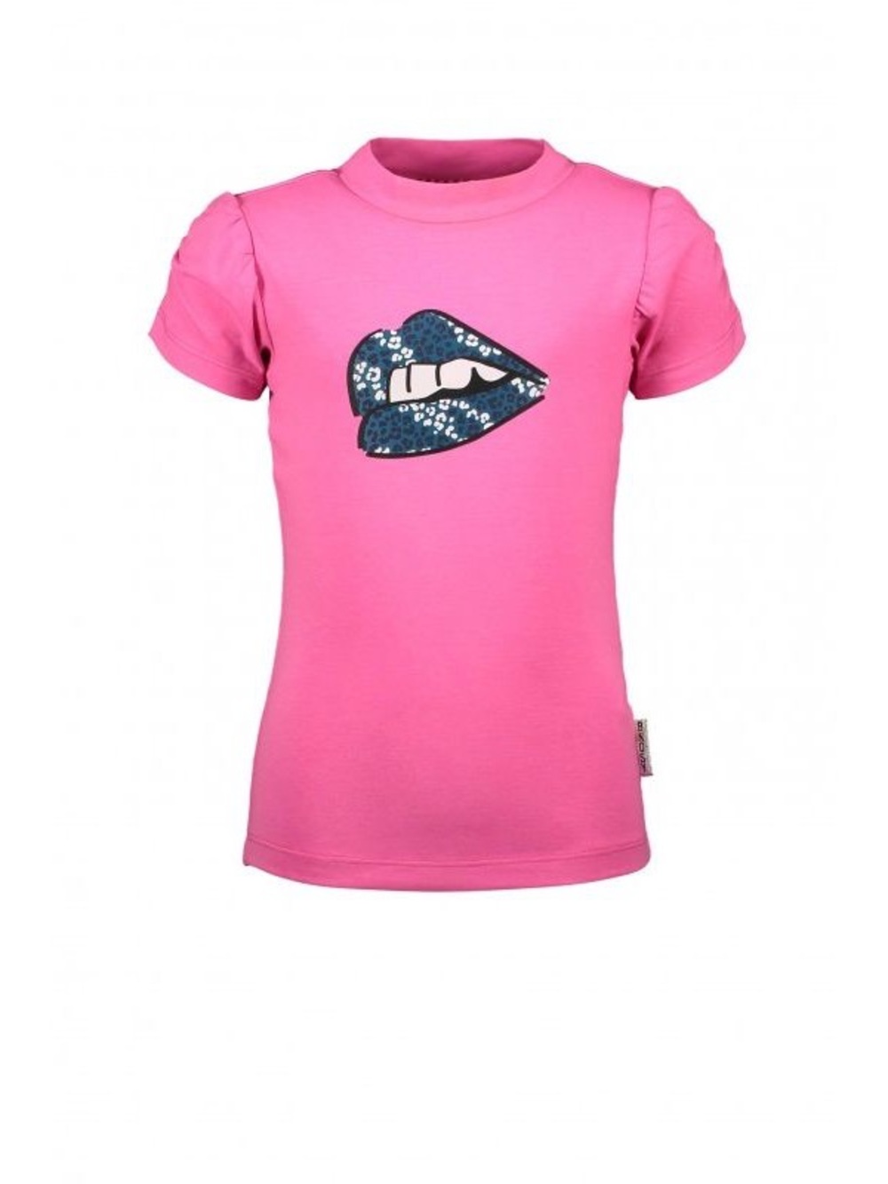 Girls' Pink Lips Short Sleeve Tee